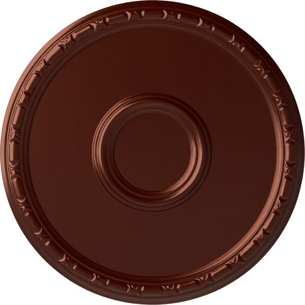 Ekena Millwork Odessa Bead & Barrel Ceiling Medallion (Fits Canopies up to 5"), 19 3/4"OD x 1 3/8"P, Antique Copper CM20ODACS - main